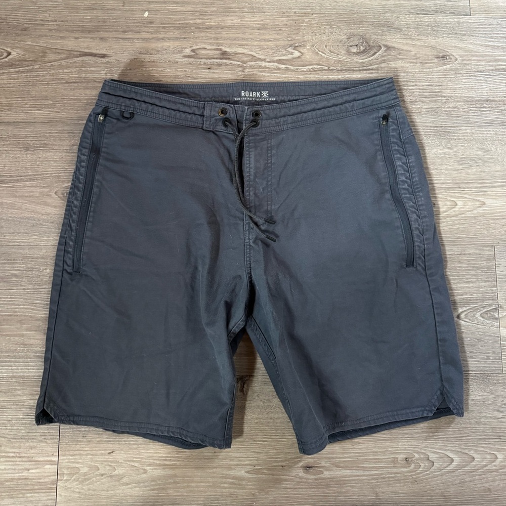 Roark Charcoal Men's Drawstring Shorts